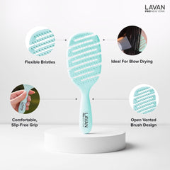 LAVANPRO New York Cepillo Desenredante uso diario para toda la familia