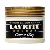 Layrite Ciment : texture argileuse pour un coiffage durable des cheveux.