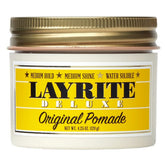 Layrite Original Pomada en lata de 4,2 oz para fijar y perfumar el peinado.