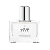 Frasco de Le Monde Gourmand Lait de Coco, aroma cremoso para uso diario.