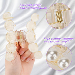 Pinza con perlas de Leezmark para mujeres, accesorio elegante para cualquier ocasión.