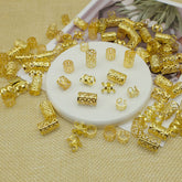LEILEIXI joyas oro para trenzas: realzan el peinado y la durabilidad.