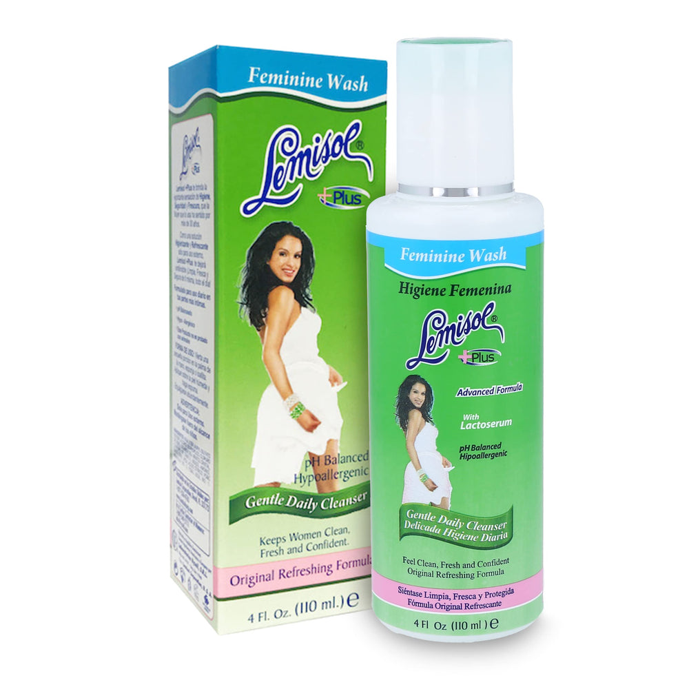 Lemisol Limpiador Diario Suave: botella de 4 oz para uso diario.