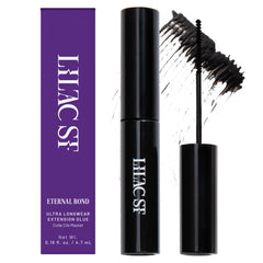 Lilac St Eternal Bond, botella de pegamento para pestañas en negro con acabado delineador.