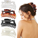 Pinzas LILIEBE para cabello grueso con resorte metálico anticorrosivo, agarre seguro.