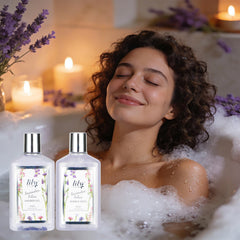LILY ROY aceite-jojoba hidrata la piel sin grasa al brazo acariciar.