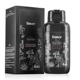 Limer shampoing colorant noir: bouteille prête pour une couleur naturelle durable.