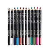 Linble lápiz delineador de ojos, colección de 12 colores mate para definición suave.