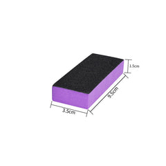LNAUJS bloque lijado uñas 9,5x3,5x1,5 cm, tamaño cómodo para precisión.
