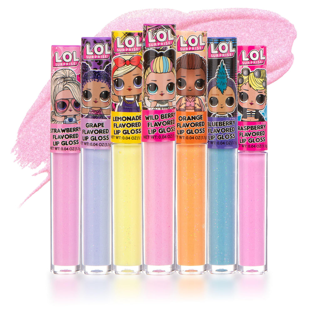 L.O.L. Surprise brillo labial fresa con personaje para juego y glamour