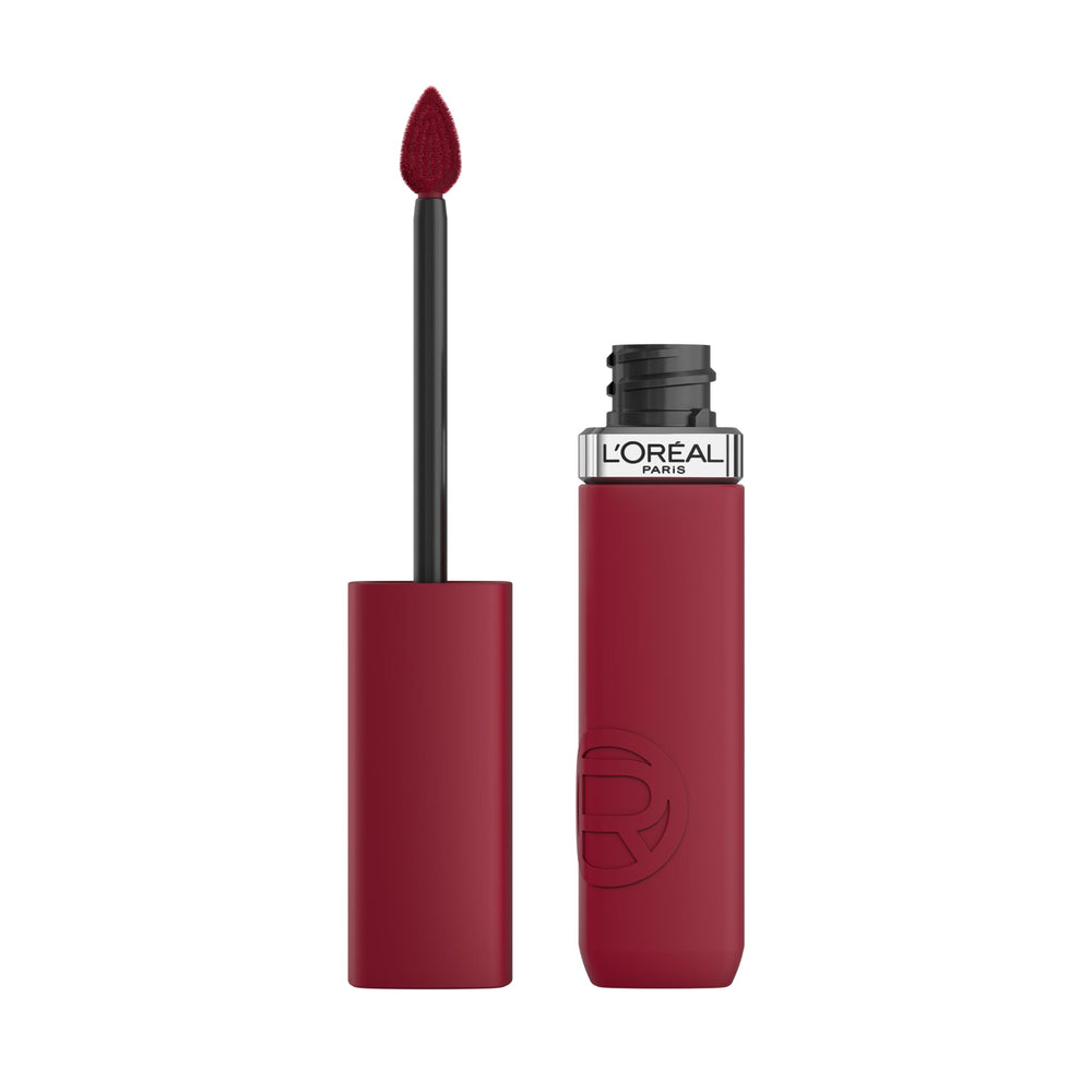 L'Oreal Paris Infallible Labial Mate tono vino intenso y duradero.