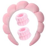 Luckybear banda lavado facial rosa facilita lavar el rostro