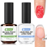 Luckyfairy botella quita esmalte gel 15 ml, removido rápido sin remojo.