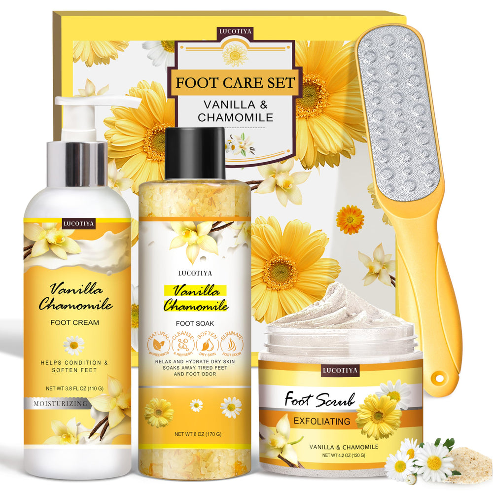 LUCOTIYA Set de Pedicura para Pies, kit completo para cuidado en casa.