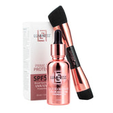 LUMINESS Liquid Mirage cambia de color en la base para tono personalizado.