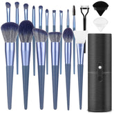 Luxbru set de pinceles de maquillaje 17 piezas para un look completo.