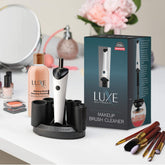 Luxe limpiador eléctrico de pinceles con rotación para limpieza rápida y suave.