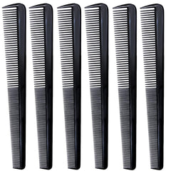 Peine LUXXII para barba de 7,5 pulgadas negro, ideal para peinar barba y bigote.