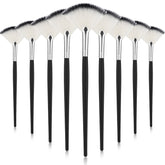 Maitys brocha abanico facial para un acabado suave y uniforme