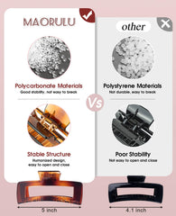 Pinza MAORULU de pelo grande, colores disponibles para combinar con tu look.