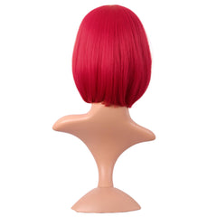 Peluca roja MapofBeauty para uso diario y eventos con estilo inmediato