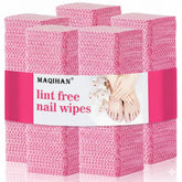 MAQIHAN 600: toallitas uñas sin pelusa rosa para un acabado limpio