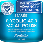 MAREE caja de almohadillas glicolicas para exfoliar y suavizar la piel