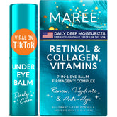 MAREE Under Eye Balm Stick closeup reveals retinol-ceramide formula for hydration