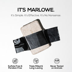 MARLOWE No.102 — focus texture granuleuse pour révéler une peau plus lisse.