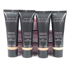 Mary Kay TimeWise Luminous 3D Foundation Ivory N160 acabado natural y luminoso en la piel