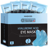 Parche Maskiss bajo ojos, textura jalea hidratante para revitalizar la mirada.