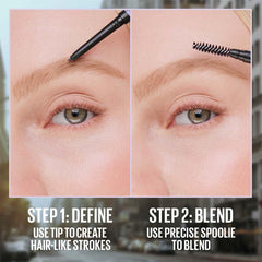 Cejas definidas y controladas con el lápiz ultrafino de Maybelline