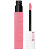 Maybelline Labial Líquido Mate con aplicador flecha para precisión y color duradero