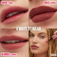 TAR Teddy Tint MAYBELLINE sin transferencia para uso diario