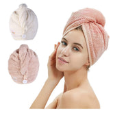 La mbestl-toalla-cabello-microfibra-rosa facilita secado rápido y suave.