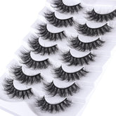Pestañas Mebver 8D Esponjosas con efecto ojo felino para un look definido