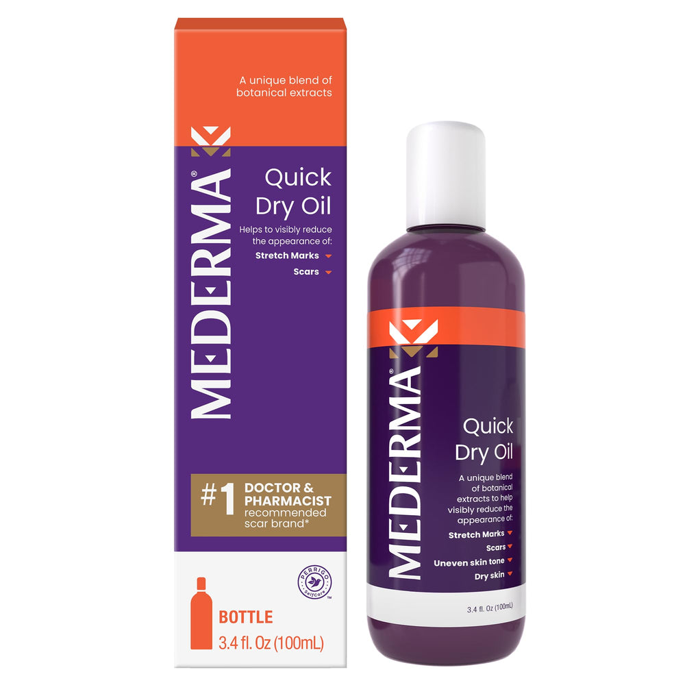 Mederma aceite secado rápido para cicatrices, hidratante