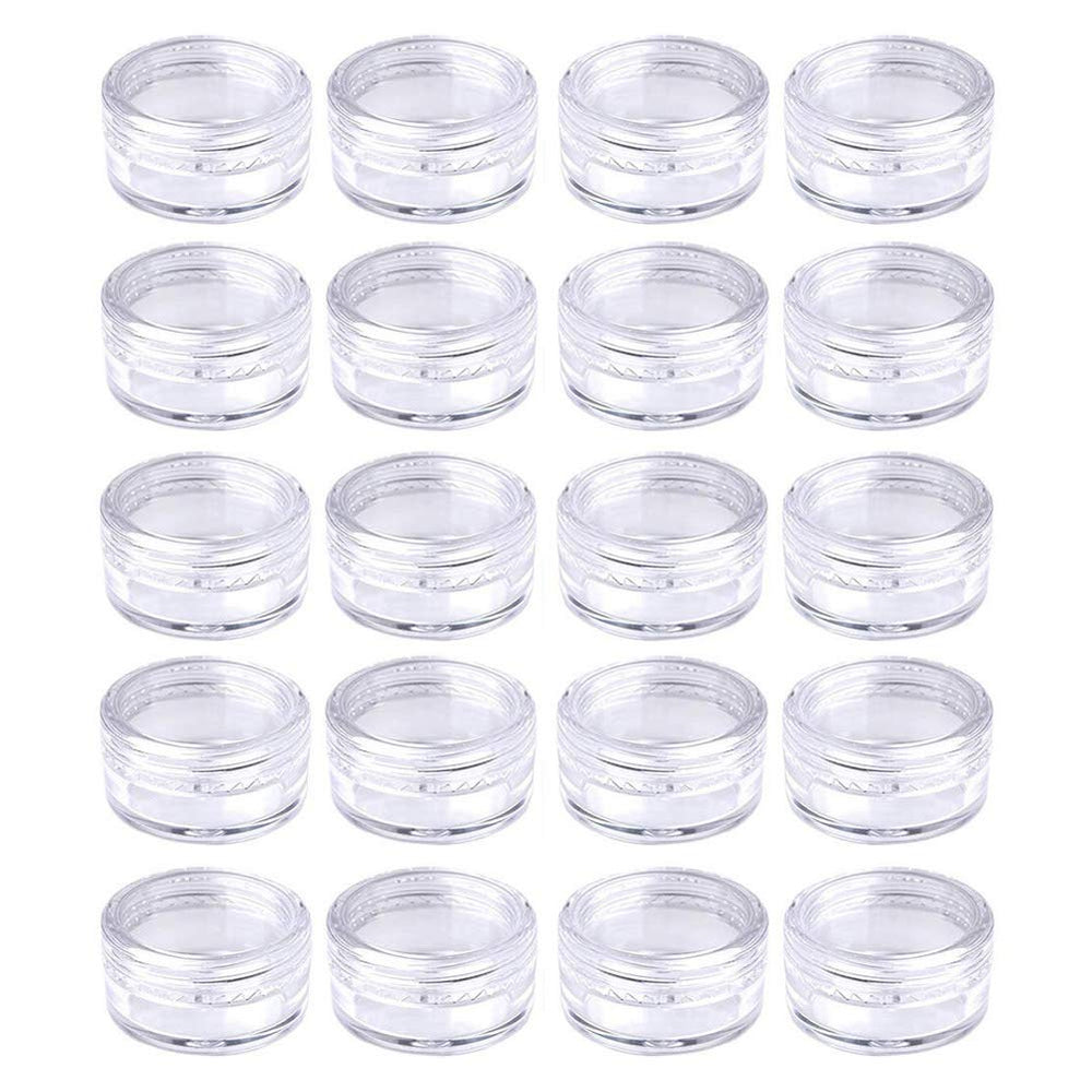 Medsuo botes muestra 5ml claros con tapa rosca, ideal para viajar