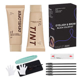 MELLUCCI kit color pestañas y cejas negro para un look definido en casa