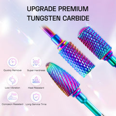 METHELIX fresa carburo para uñas, afilado y modelado seguro.
