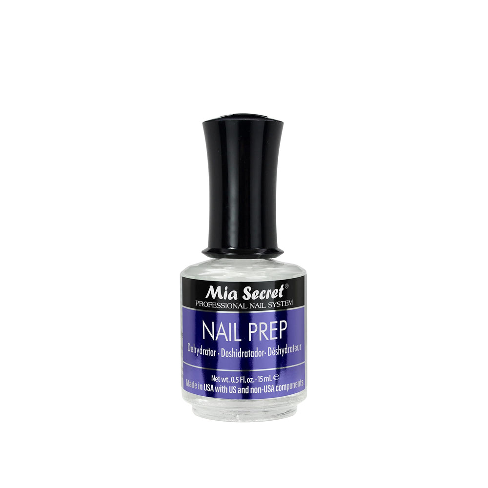 Mia Secret deshidratante sin ácido en botella de 15 ml para preparación de uñas