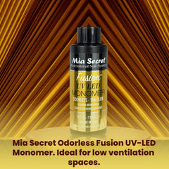 Mia Secret Monómero sin olor en botella 2oz, no amarilla