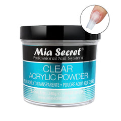 Mia Secret polvo acrílico claro, aplicación suave y auto nivelante