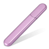MiDenso lima de vidrio premium con estuche para uñas suaves y brillantes