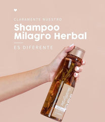 Milagros Shampoo Herbal, ingredientes naturales para un cabello más sano