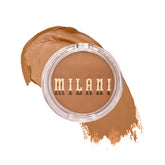 Milani Cheek Kiss crema bronceador Spilling Tea, aplicación con dedos para brillo suave.