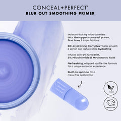 Milani Conceal + Perfect primer aplicación con dedos para un lienzo liso.