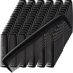 Peine Mimorou negro de bolsillo, 150 piezas, para uso diario y viaje.