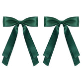 Pinzas de cabello Miroksh con lazo satinado de 5,5 pulgadas para un toque elegante diario.