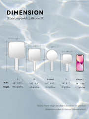 MIRRORNOVA es espejo con dorso ondulado y diseño de agua para un toque elegante